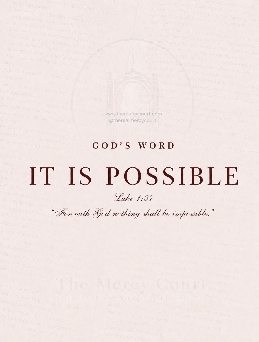 It Is Possible