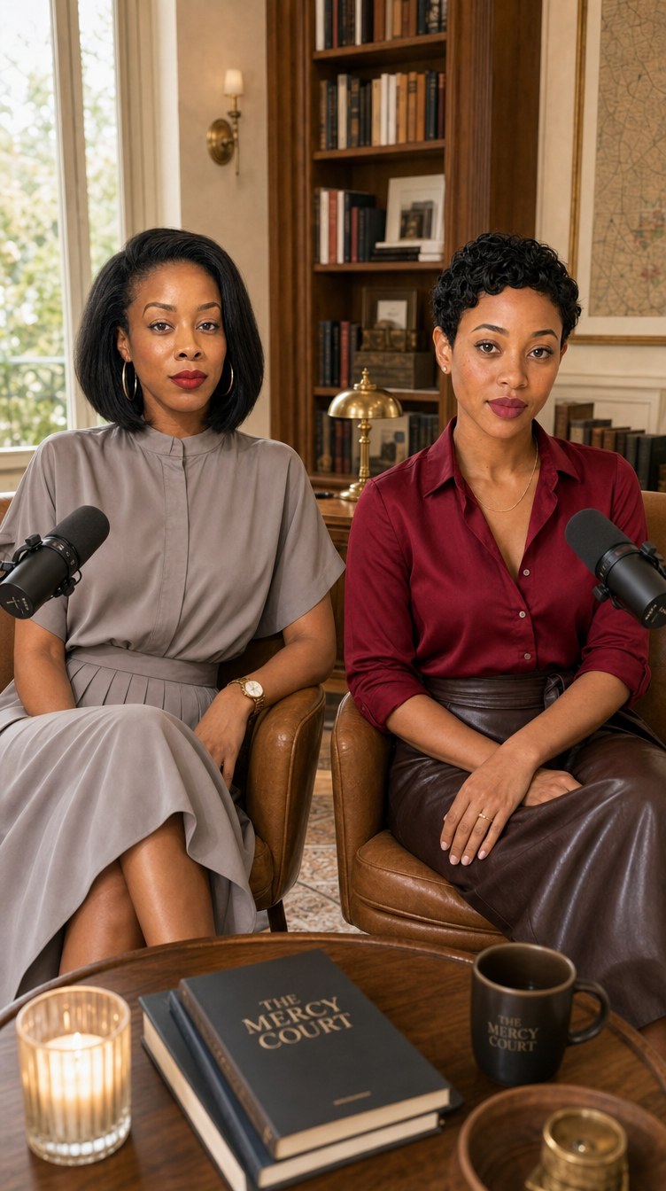 Amara and Nkechi, hosts of The Mercy Court